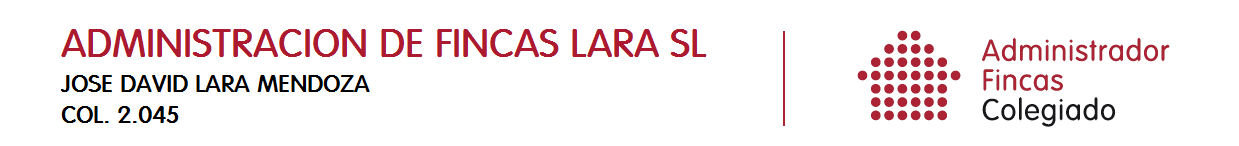 Administraciones Lara (Jose David Lara Mendoza nº Col. 2.045)